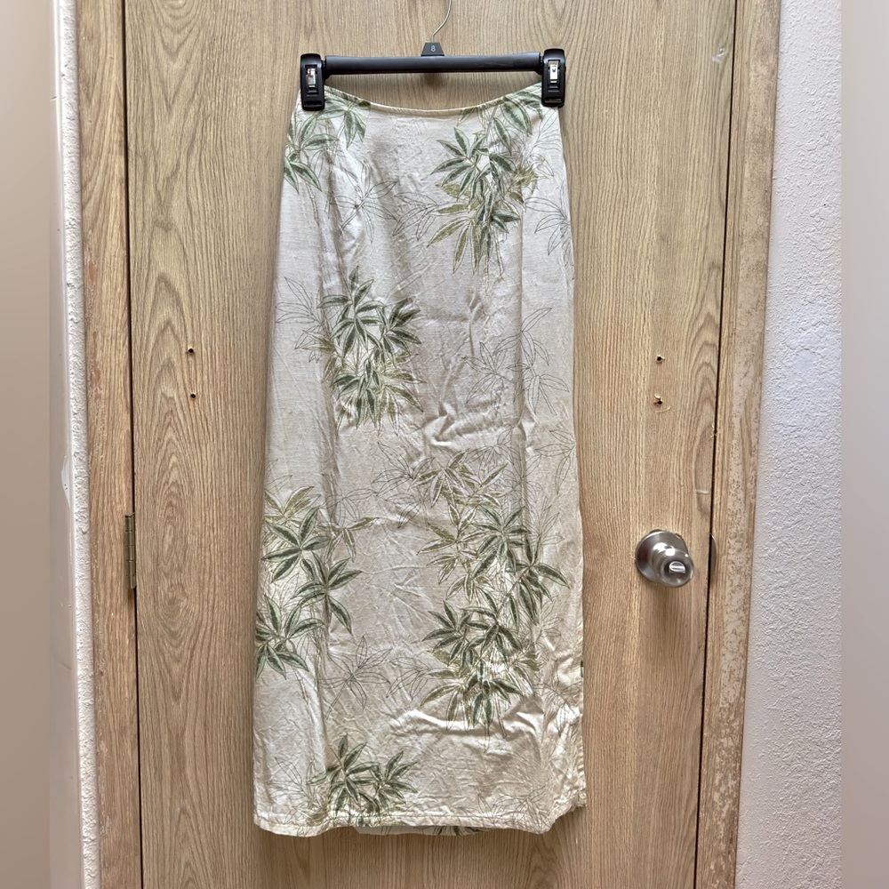 Vintage aloha print maxi skirt